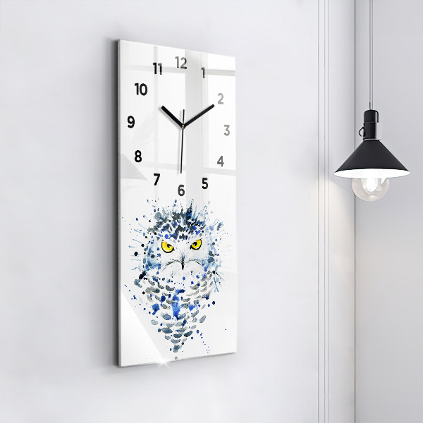 Orologio verticale Sguardo gufo