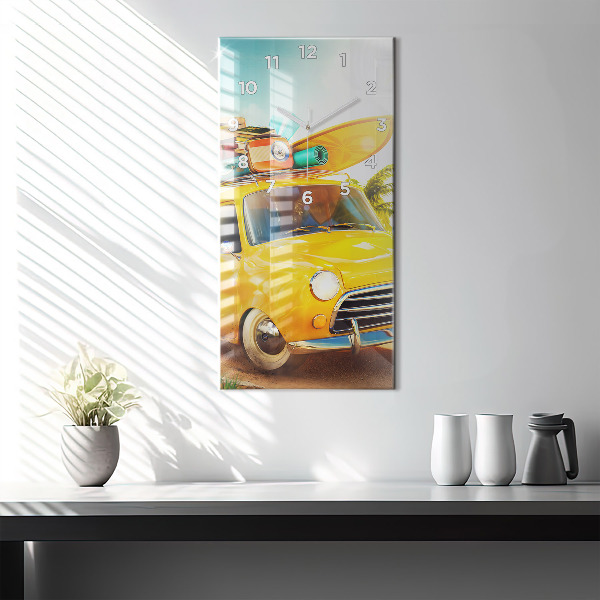Orologio verticale Auto con tavola da surf