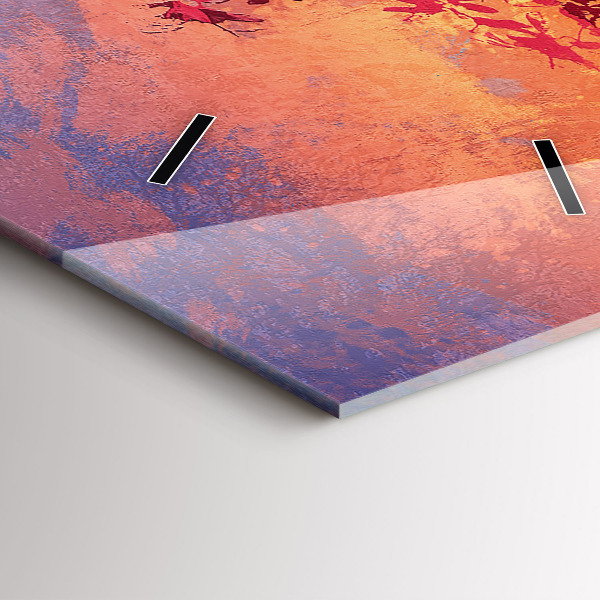 Orologio verticale Paesaggio autunnale