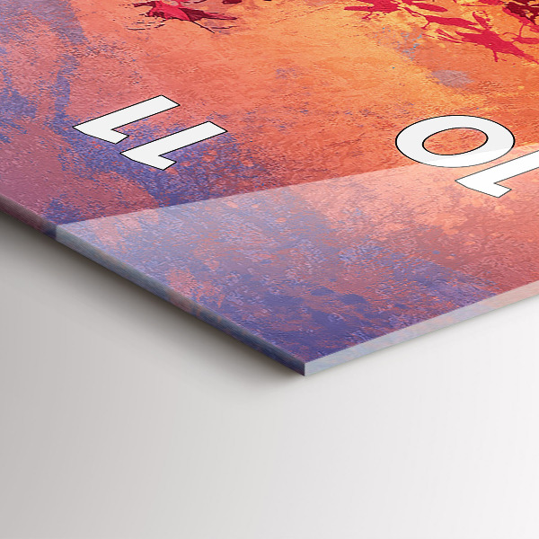 Orologio verticale Paesaggio autunnale