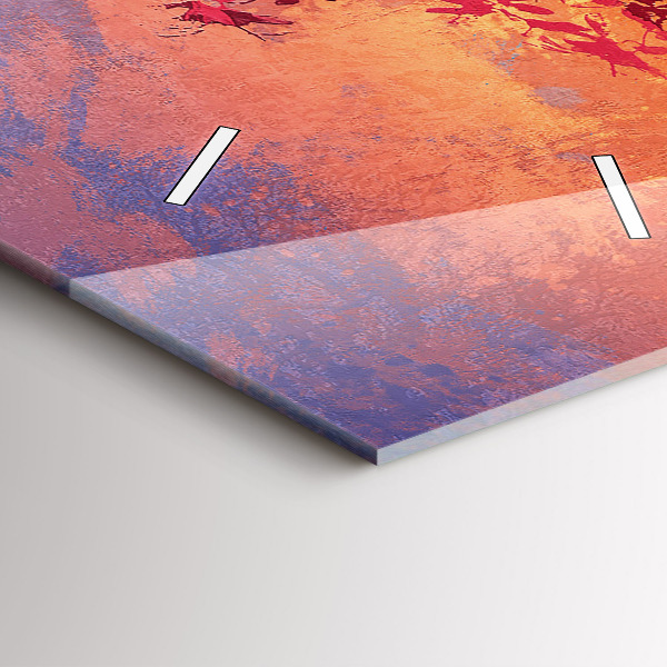 Orologio verticale Paesaggio autunnale