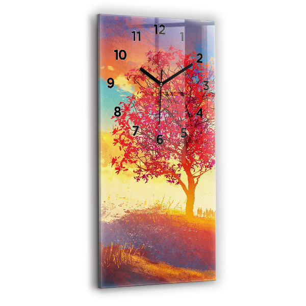 Orologio verticale Paesaggio autunnale