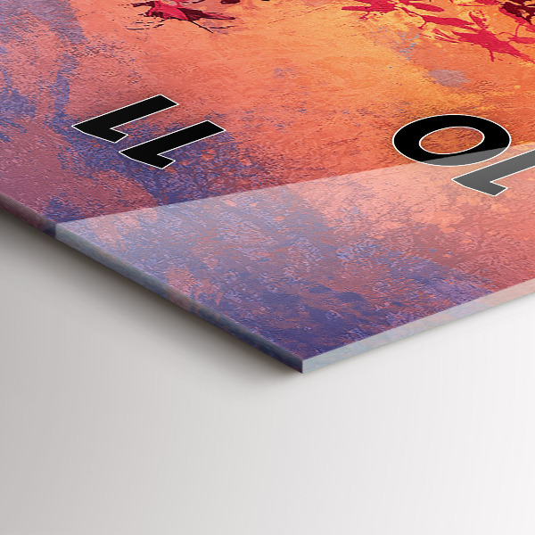 Orologio verticale Paesaggio autunnale