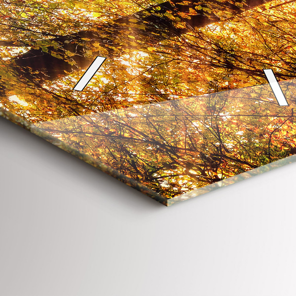 Orologio verticale Paesaggio autunnale della foresta