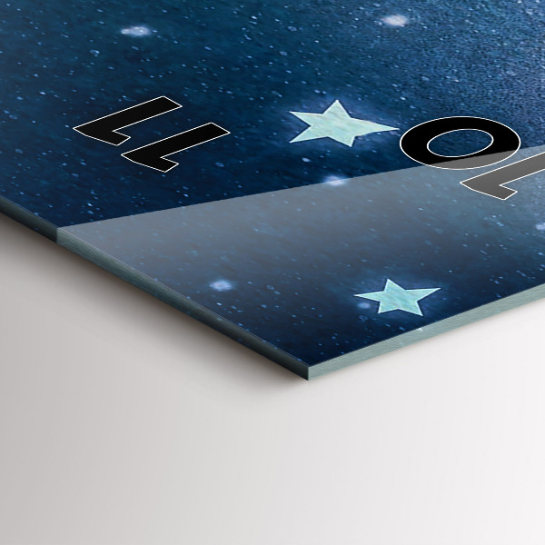 Orologio verticale Ragazza sulla luna