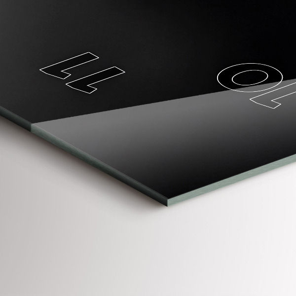 Orologio verticale Fiore di orchidea sull'acqua