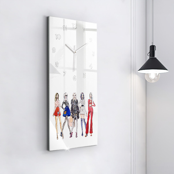 Orologio verticale Ragazze alla moda