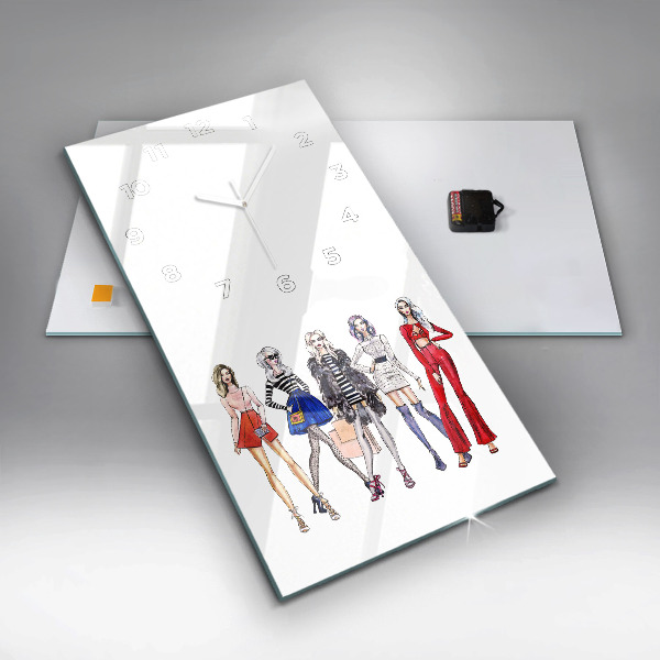 Orologio verticale Ragazze alla moda