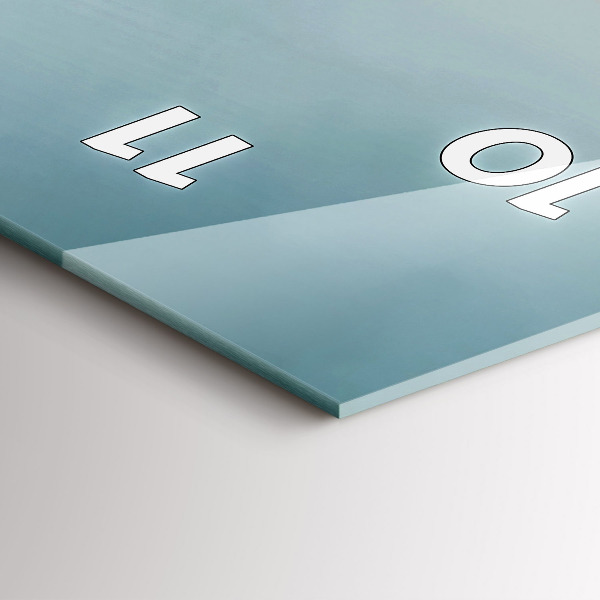 Orologio verticale Fenicottero surreale