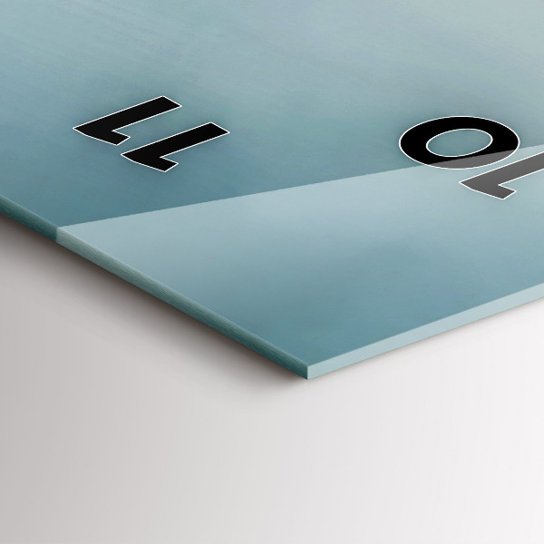 Orologio verticale Fenicottero surreale