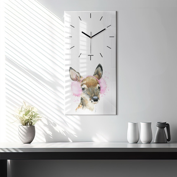 Orologio verticale Cervo della foresta