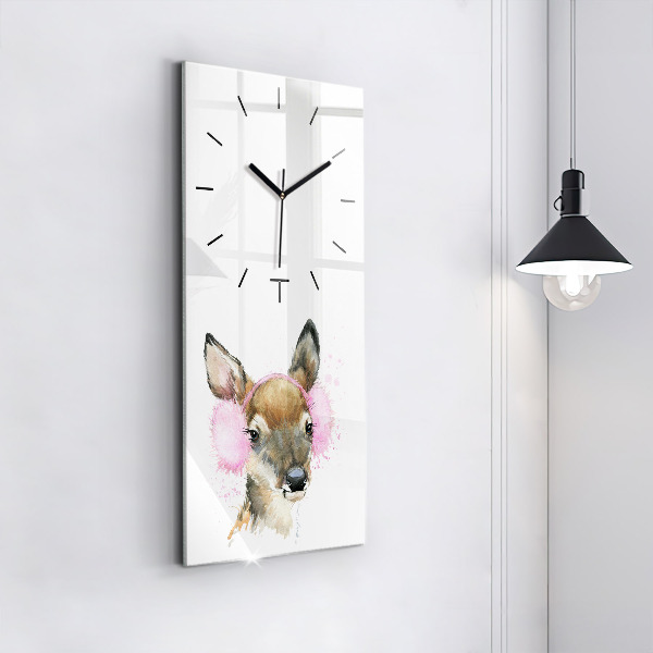Orologio verticale Cervo della foresta