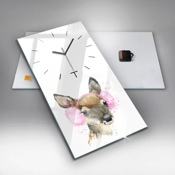 Orologio verticale Cervo della foresta