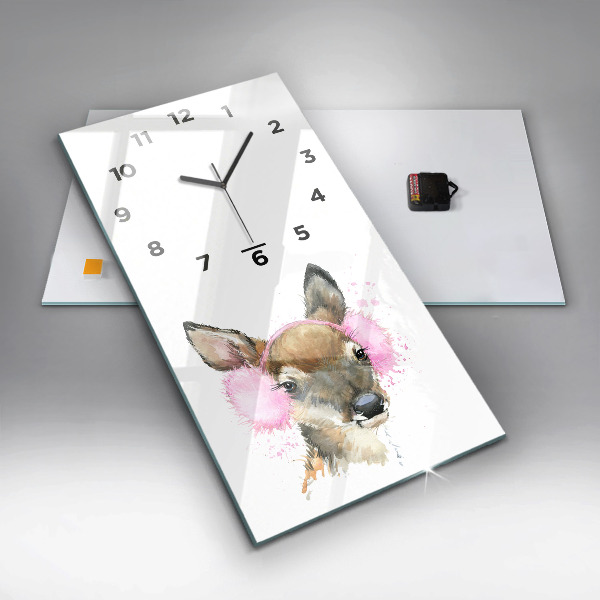 Orologio verticale Cervo della foresta