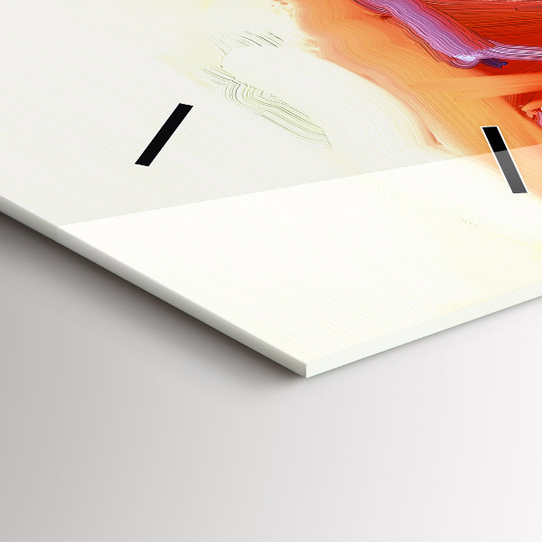 Orologio verticale Papaveri colorati