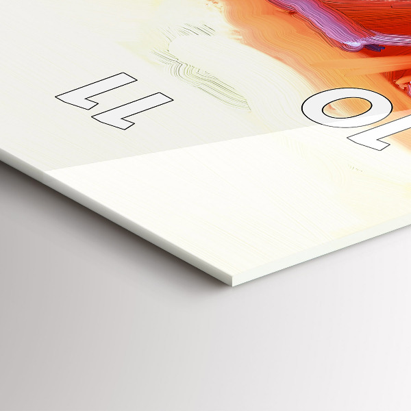 Orologio verticale Papaveri colorati