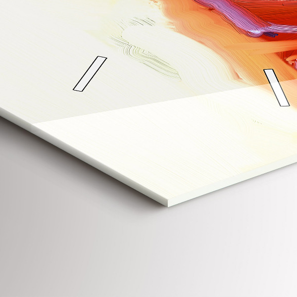 Orologio verticale Papaveri colorati