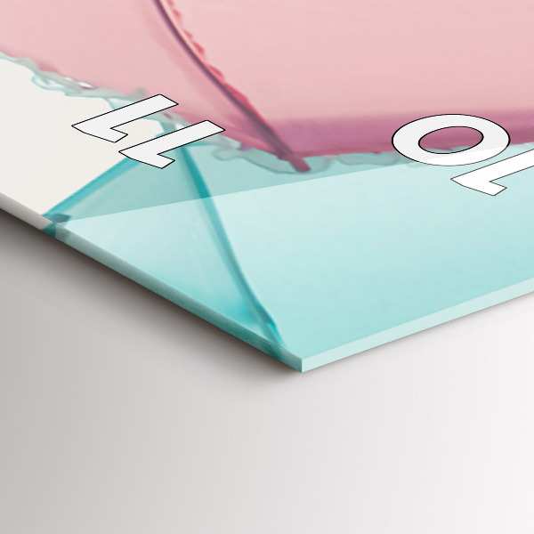 Orologio verticale Ombrelli pastello