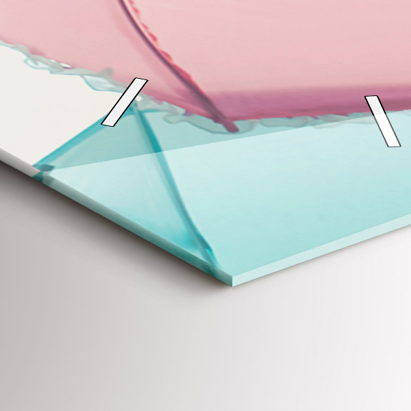 Orologio verticale Ombrelli pastello