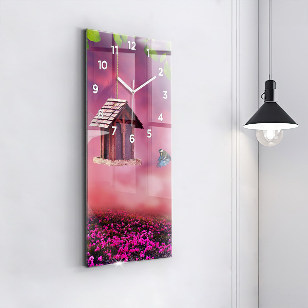 Orologio verticale Casetta per uccelli