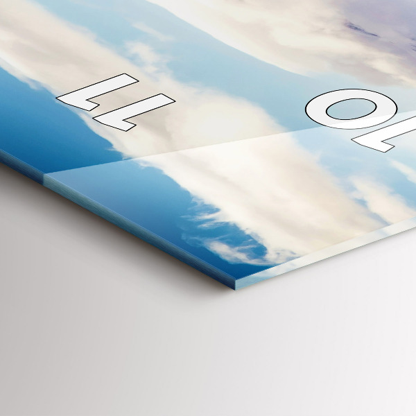 Orologio verticale Vista lago