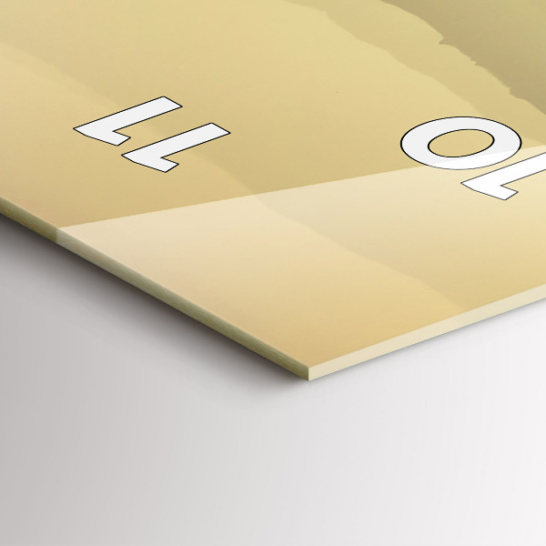 Orologio verticale Pendii montuosi nebbiosi