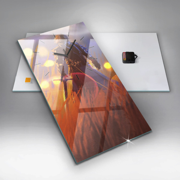 Orologio verticale Cavaliere con spada