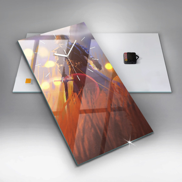 Orologio verticale Cavaliere con spada