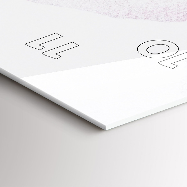 Orologio verticale Fiori di papavero secchi