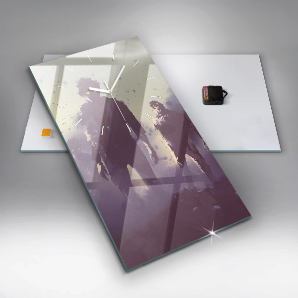 Orologio verticale Zombie di notte - Halloween