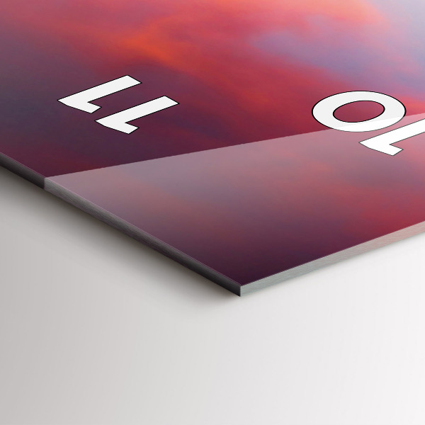 Orologio verticale Stellisee lago Cervino