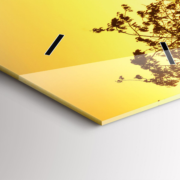 Orologio verticale Nebbia all'alba