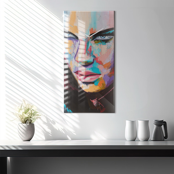 Orologio verticale Ritratto di una donna