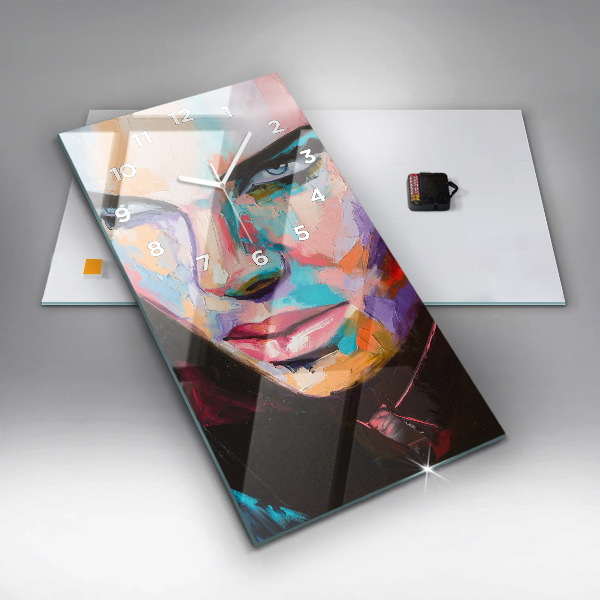 Orologio verticale Ritratto di una donna