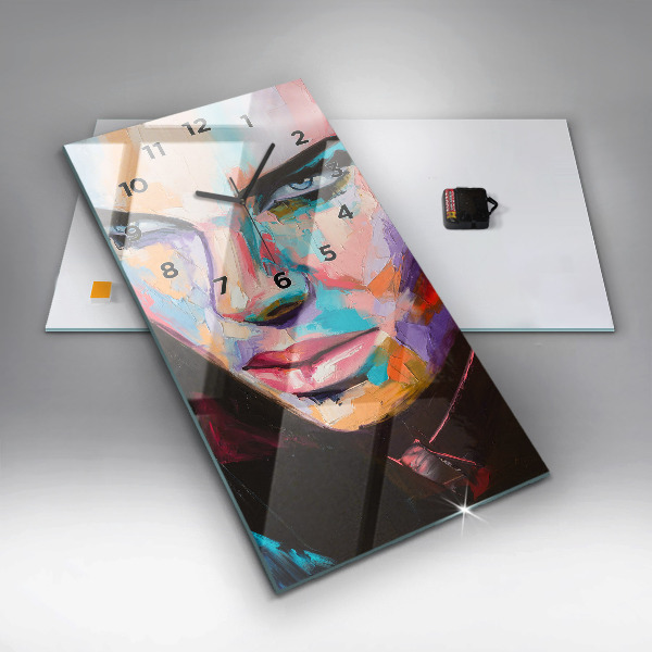 Orologio verticale Ritratto di una donna