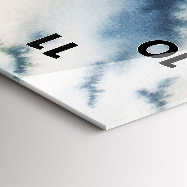 Orologio verticale Pescatore sul lago