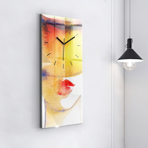 Orologio verticale Donna con cappello