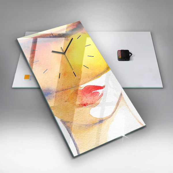 Orologio verticale Donna con cappello