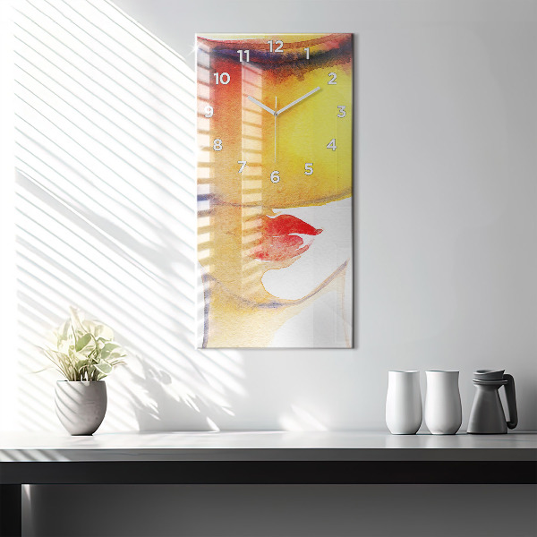 Orologio verticale Donna con cappello