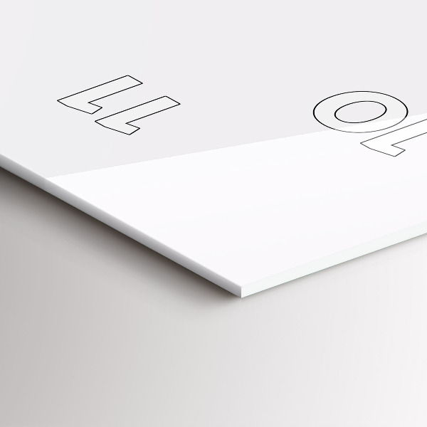 Orologio verticale Catene montuose astratte