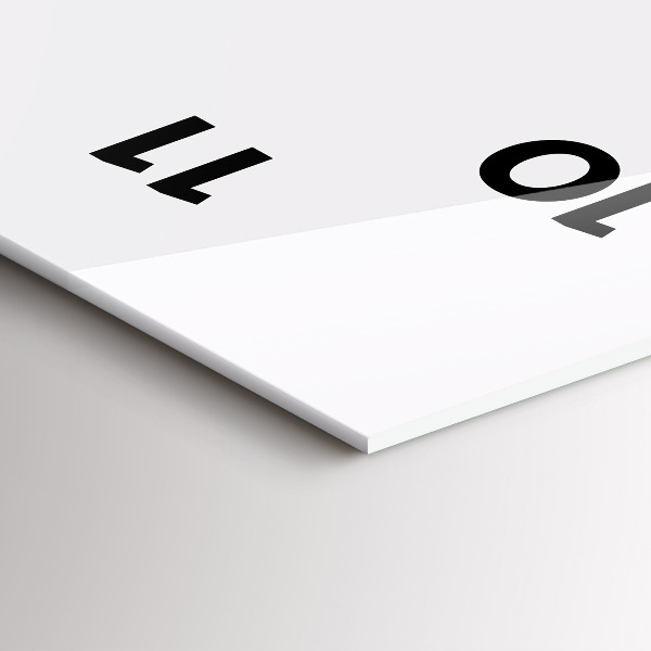 Orologio verticale Catene montuose astratte