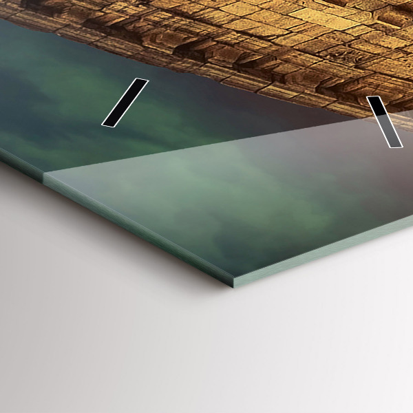 Orologio verticale in vetro Colosseo romano