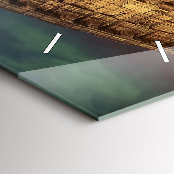 Orologio verticale in vetro Colosseo romano