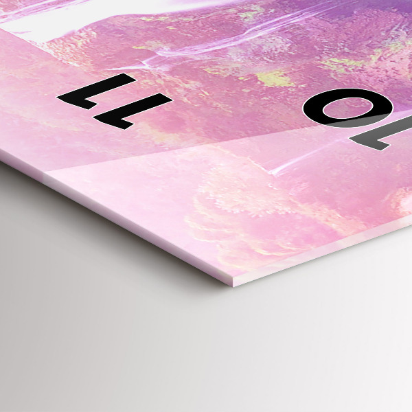 Orologio verticale in vetro Cascata Jiulong Cina