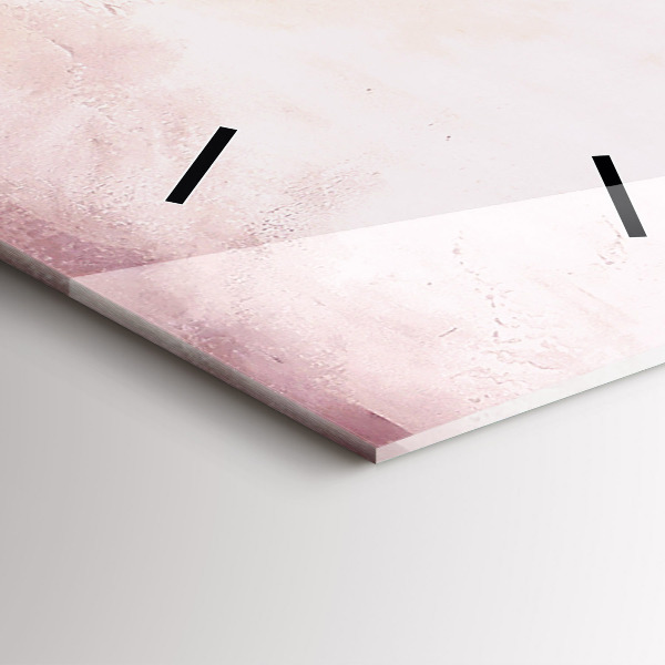 Orologio verticale in vetro Papaveri in fiore