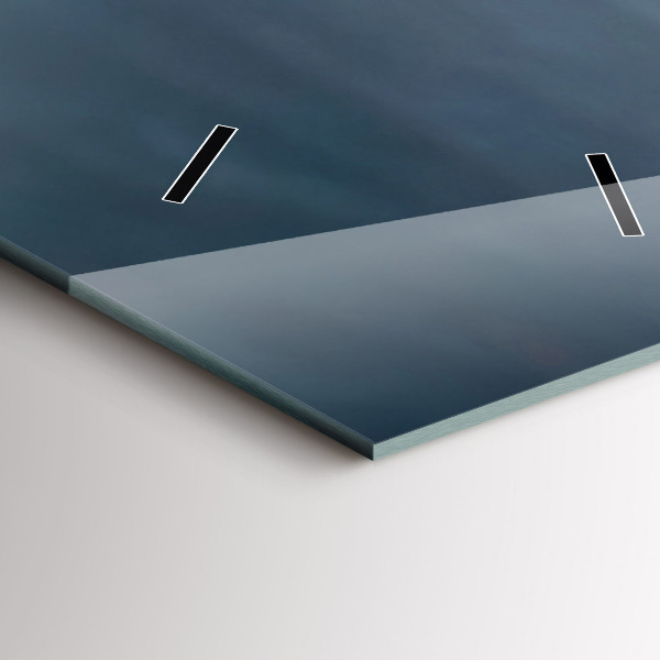 Orologio verticale in vetro Uomo in motocicletta