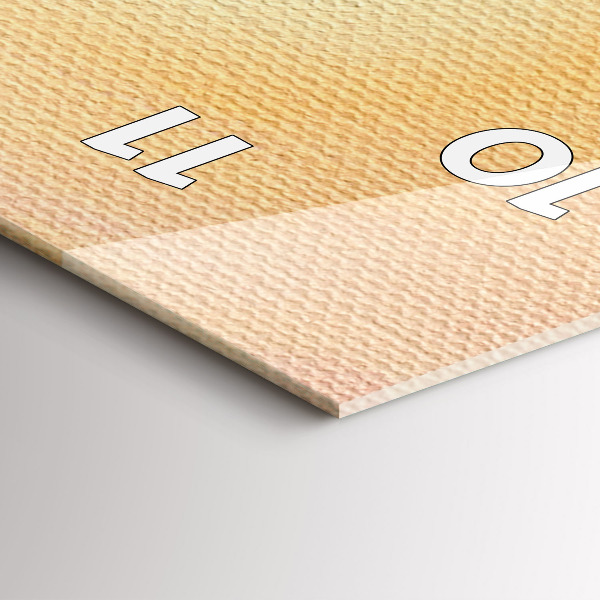 Orologio verticale in vetro Albero di Natale e ponte