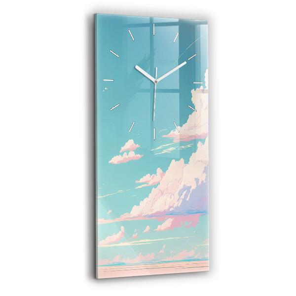 Orologio verticale Colore pastello del cielo
