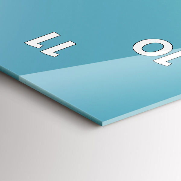 Orologio verticale Colore pastello del cielo