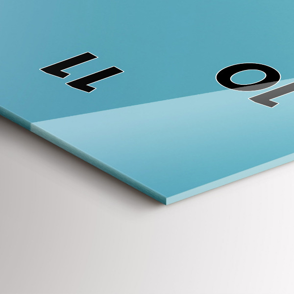 Orologio verticale Colore pastello del cielo